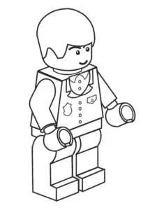 dibujo lego para colorear
