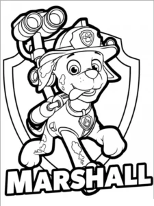 dibujo marshall