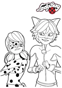 dibujo para colorear ladybug