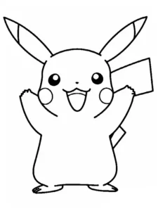 dibujo pikachu