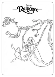 dibujo rapunzel