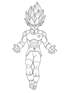 dibujo vegeta