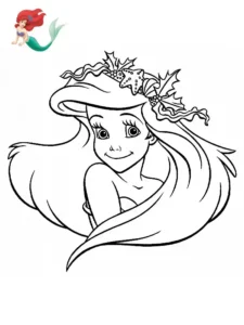 dibujos de ariel para colorear