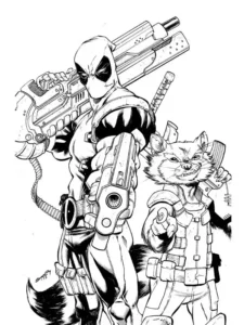 dibujos de deadpool