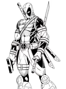 dibujos de deadpool
