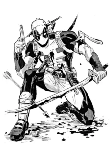 dibujos de deadpool
