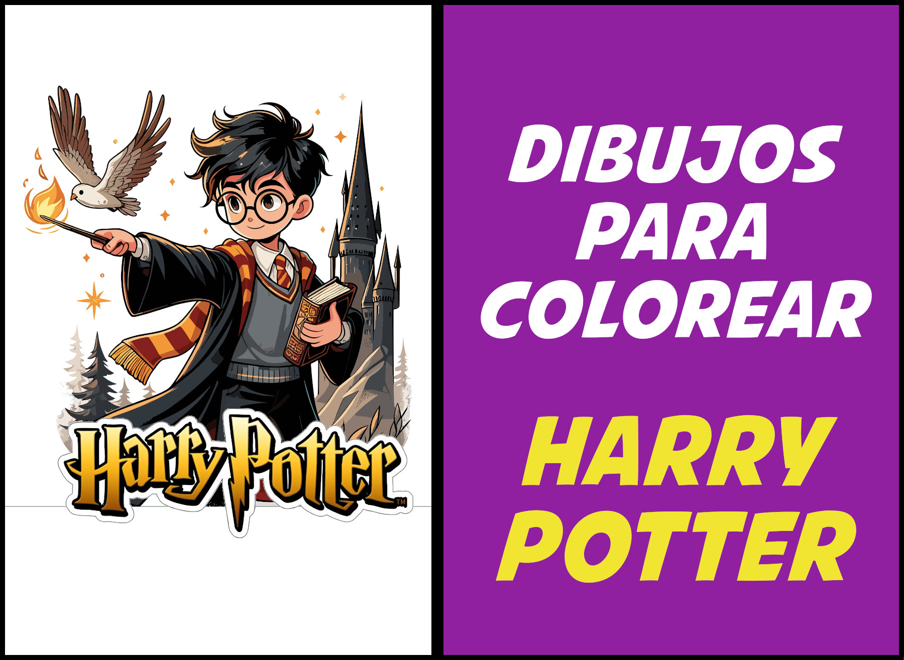 dibujos de harry potter