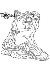 dibujos de la rapunzel