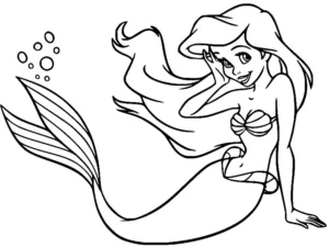 dibujos de la sirenita