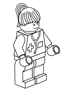 dibujos de lego para colorear