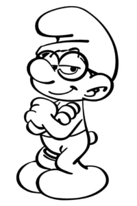 dibujos de los pitufos