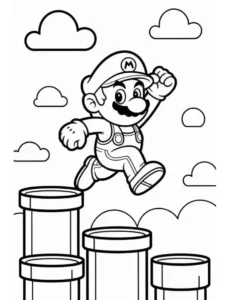 dibujos de mario