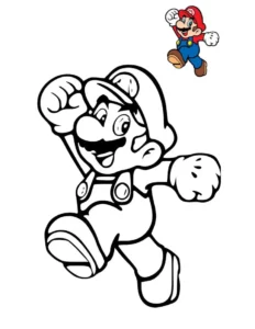 dibujos de mario bros