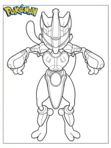 dibujos de mewtwo