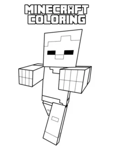 dibujos de minecraft para colorear
