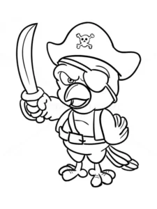 dibujos de piratas para colorear