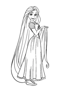 dibujos de rapunzel