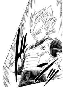 dibujos de vegeta