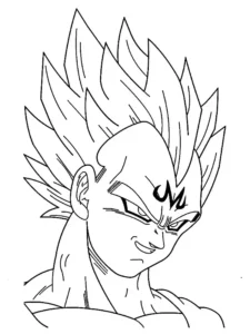 dibujos de vegeta