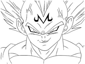 dibujos de vegeta