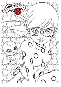 dibujos ladybug para colorear