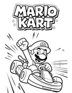 dibujos mario kart
