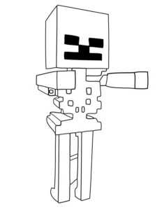 dibujos minecraft para colorear