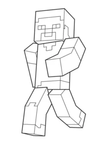 dibujos para calcar de minecraft