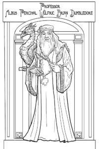 dibujos para colorear harry potter
