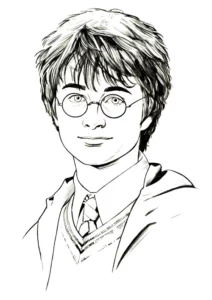 dibujos para colorear harry potter