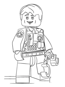 dibujos para colorear lego