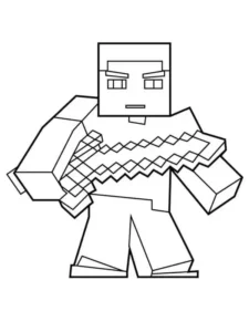 dibujos para colorear minecraft