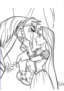 dibujos para colorear rapunzel