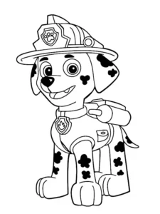 dibujos patrulla canina marshall
