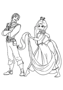 dibujos rapunzel
