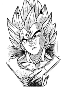 dibujos vegeta