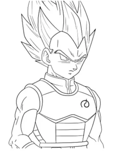 dibujos vegeta