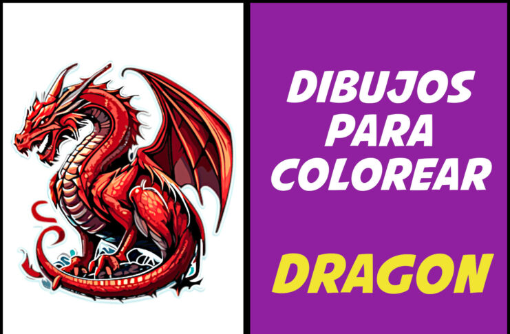 Dragon Dibujo : 27 imágenes y 1 libro para imprimir gratis (PDF) dragon dibujo