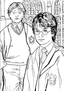 harry potter colorear