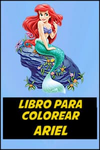 la sirenita para colorear