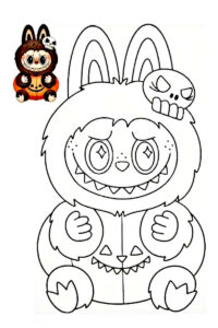 labubu para colorear