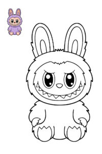 labubu para colorear​