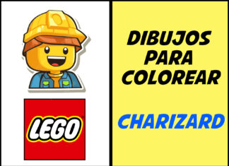 LEGO para Colorear : Dibujos para imprimir (PDF) lego para colorear