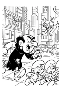 los pitufos dibujos