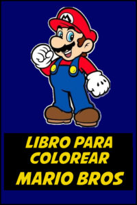 mario bros para colorear