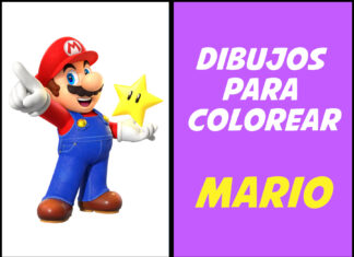 Mario Bros para Colorear : Dibujos para imprimir (PDF) mario bros para colorear