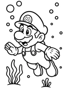 mario para colorear