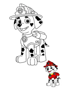 marshall patrulla canina dibujo