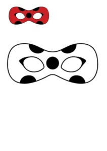 mascara ladybug para colorear
