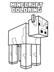 minecraf para colorear